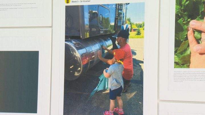 A photo submitted by a truck driver for Beaudry’s research project.