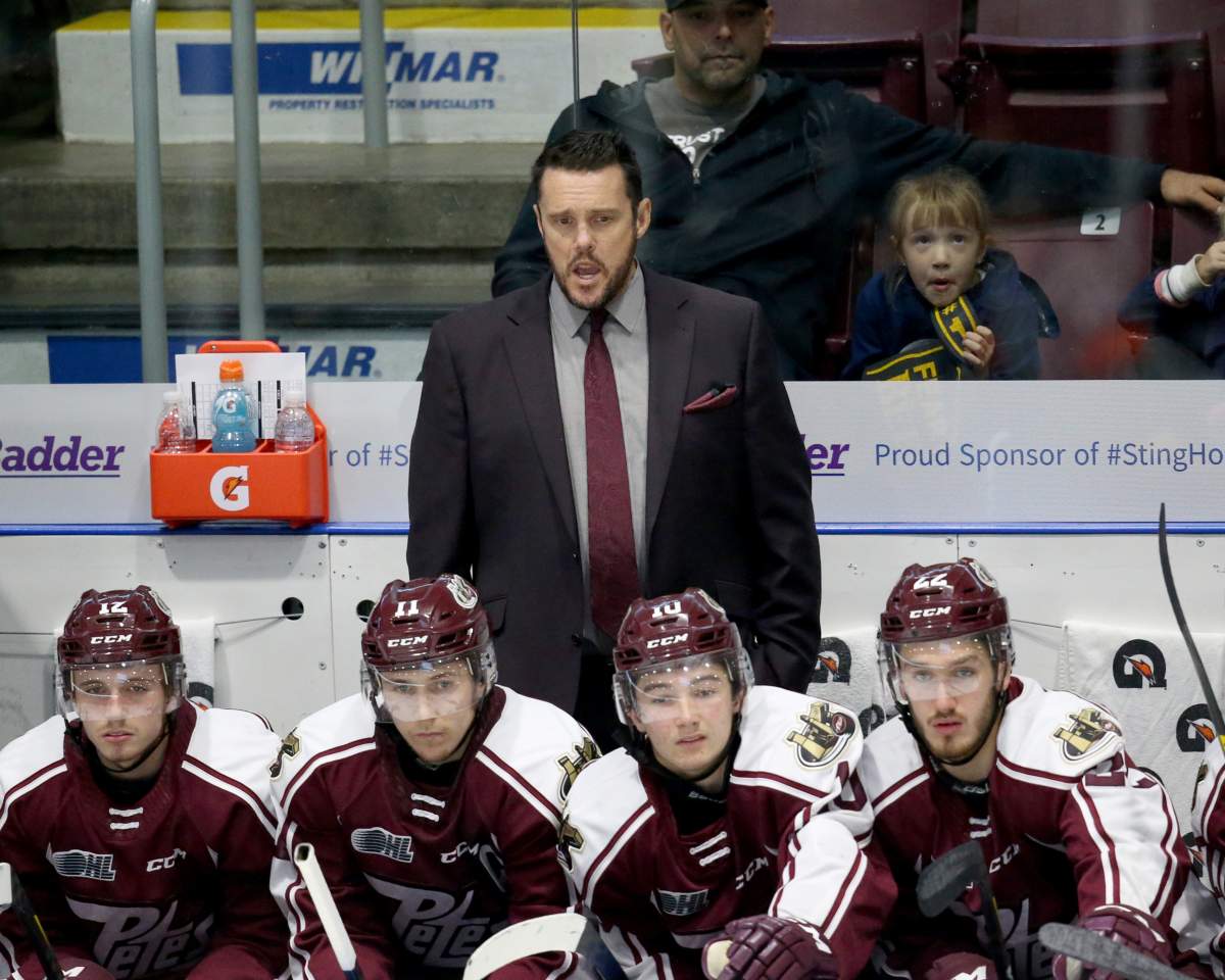 Andrew Verner of the Peterborough Petes. Photo by Luke Durda/OHL Images