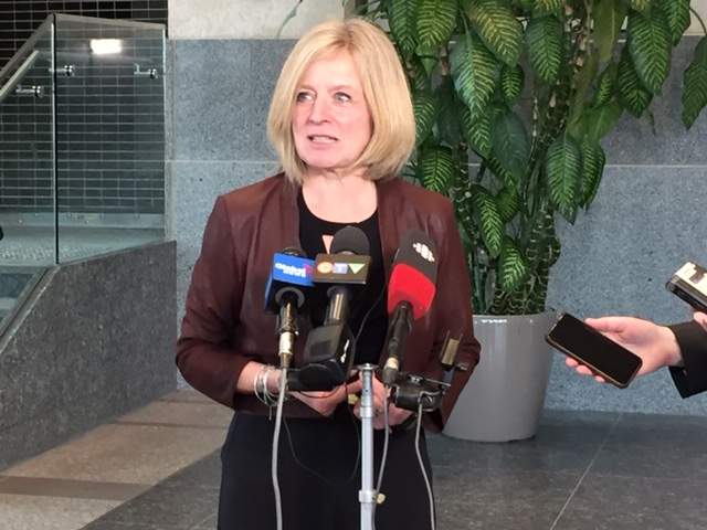 A file photo of Alberta's Opposition leader Rachel Notley.