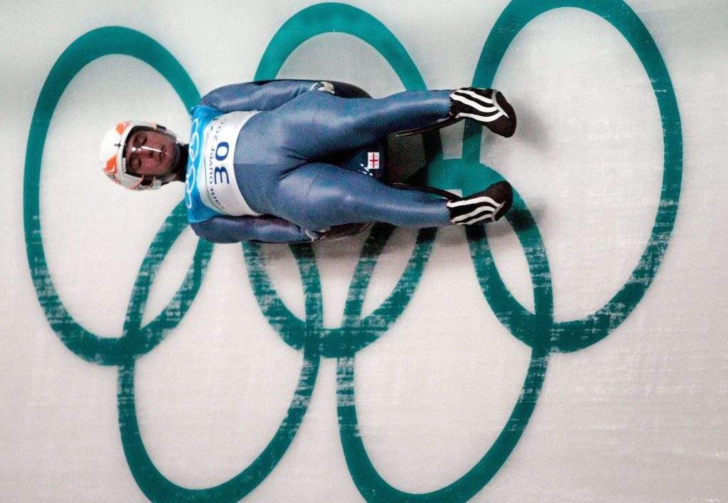 In this Thursday, Feb. 11, 2010, file photo Nodar Kumaritashvili of Georgia practises during a men's singles luge training run at the Vancouver 2010 Olympics in Whistler, B.C. 