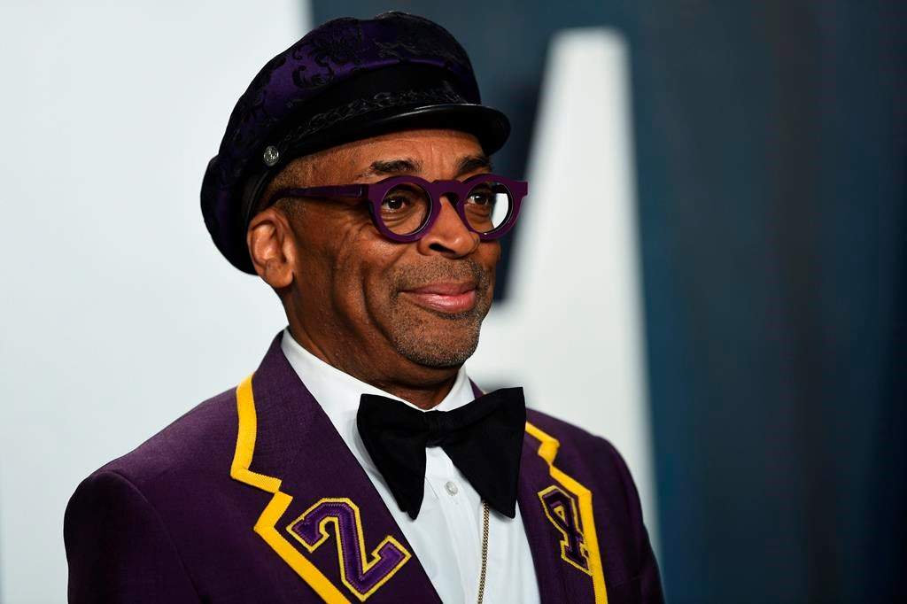 Spike Lee arrives at the Vanity Fair Oscar Party on Sunday, Feb. 9, 2020, in Beverly Hills, Calif.