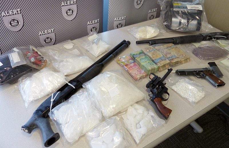 Drugs and firearms were seized from two Calgary homes searched on Jan. 23, 2020, police said.