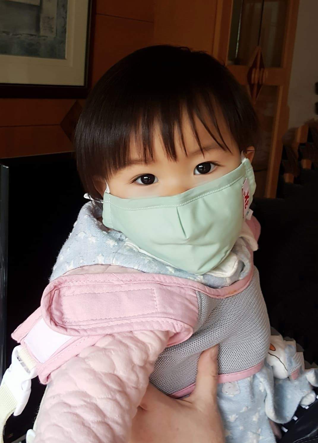 15-month-old Chloe Fabic is seen in this undated handout photo. An Ontario father says he missed his 15-month-old daughter’s first steps because she is stuck in the Chinese city at the centre of a new coronavirus outbreak.