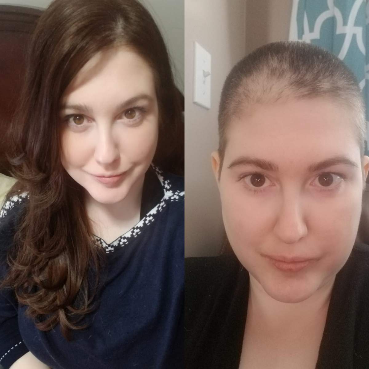 Before and after diagnosis.
