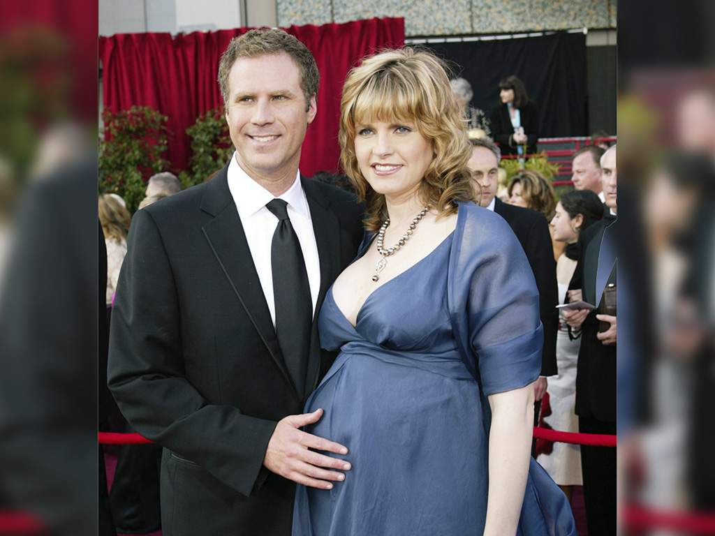 Will Ferrell and his wife, Viveca Paulin, at the 76th annual Academy Awards on Feb. 29, 2004.