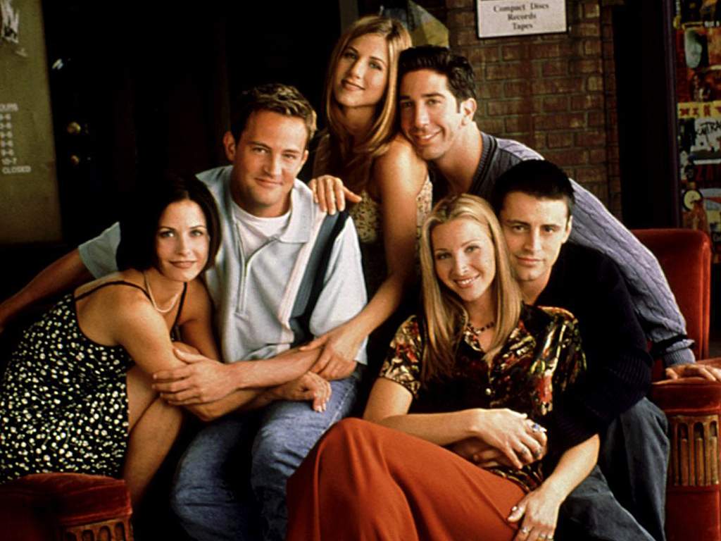 'Friends' cast (L-R):, Courteney Cox, Matthew Perry, Jennifer Aniston, David Schwimmer, Lisa Kudrow and Matt LeBlanc in 2000.