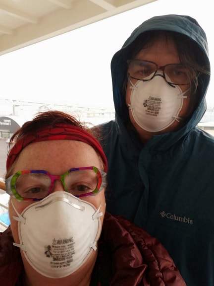 Manon Trudel and Julien Bergeron have been stuck on the cruise ship.