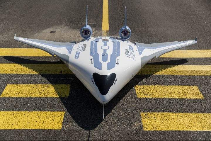 Airbus’ model MAVERIC design measures 2 metres long and 3.2 metres wide.