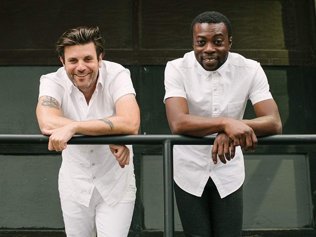 (L-R) Jay Malinowski and Eon Sinclair of Bedouin Sounclash in 2019.