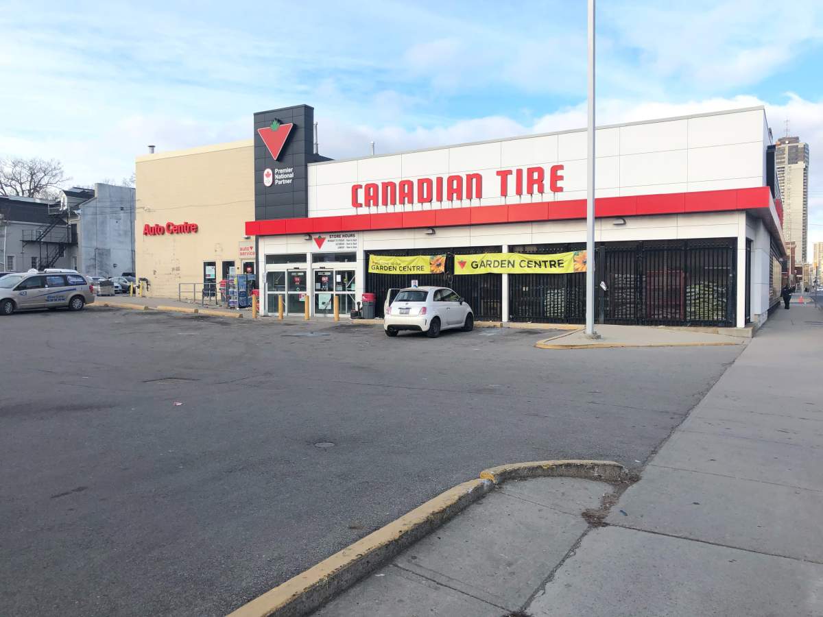 Hamilton police are investigating a stabbing outside a Canadian Tire on Tuesday afternoon.
