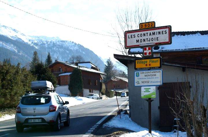 A general view shows the French Alpine resort of Les Contamines-Montjoie, France, where five British nationals including a child have been diagnosed with the coronavirus, after staying in the same ski chalet with a person who had been in Singapore, February 8, 2020.