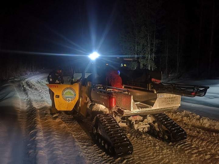 Central Okanagan Search and Rescue said a group trying to make it to Chute Lake became stuck and called friends in a recovery vehicle, which also got stuck.