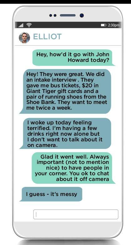 Elliot, an alcoholic, asked his parole officer for help. She sent him back to prison - image