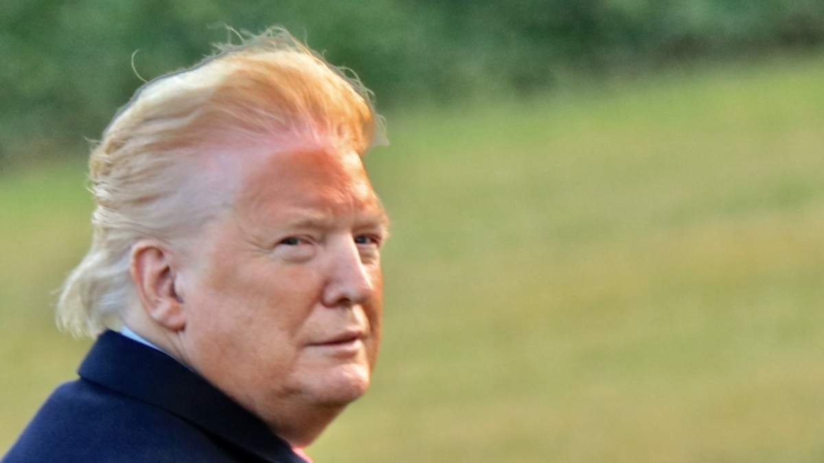 The photo of Donald Trump that launched 1,000 memes.