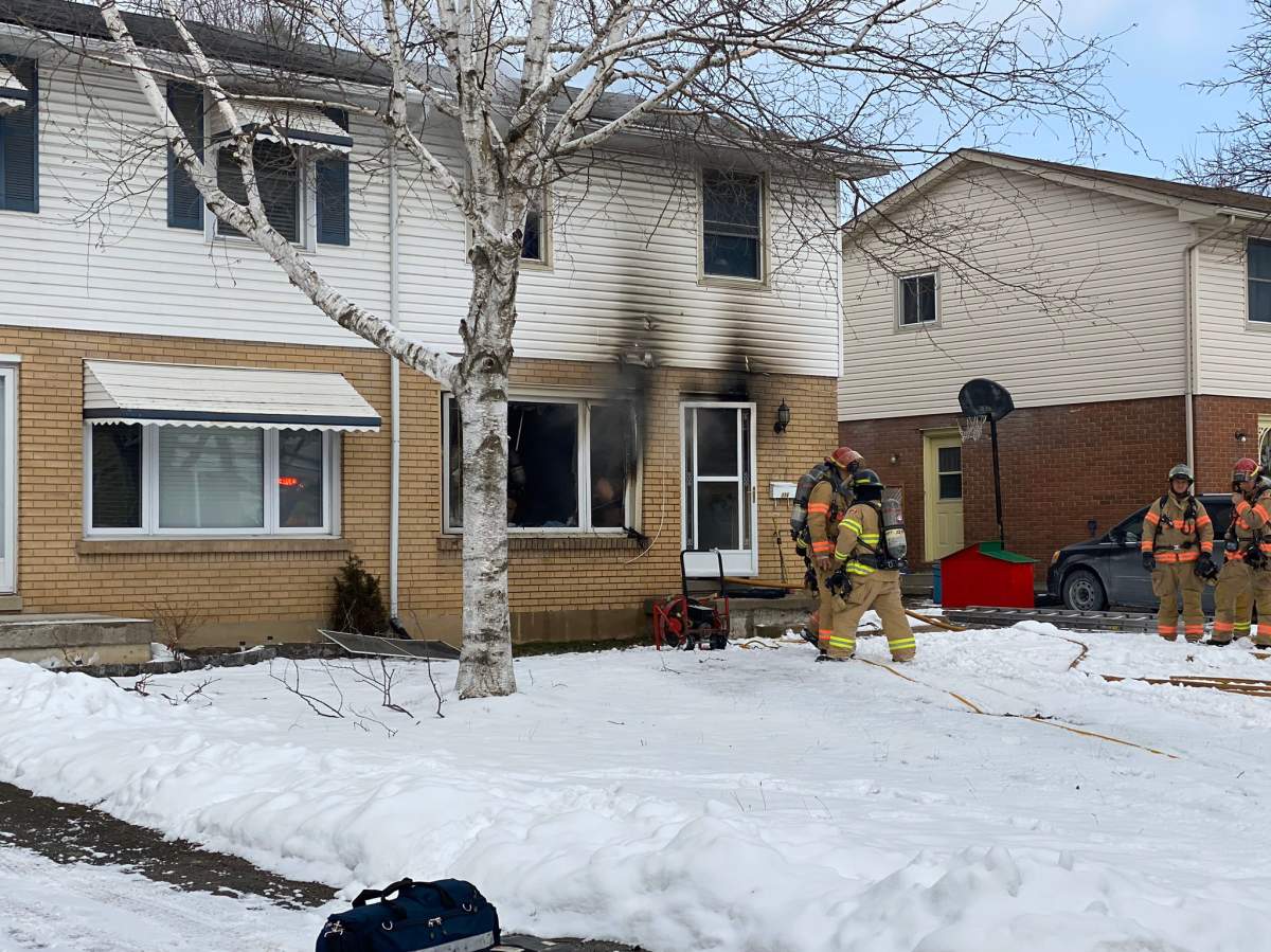 Toulon Crescent house fire Feb 14, 2020.
