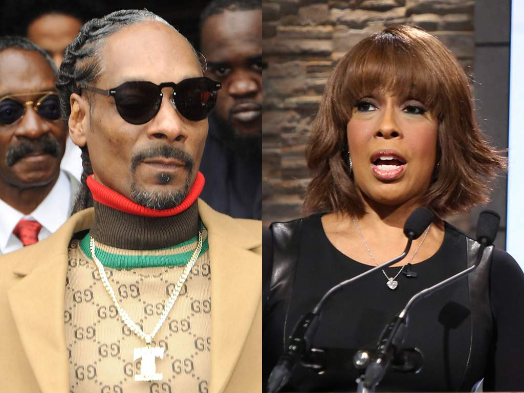 (L-R) Snoop Dogg and Gayle King.