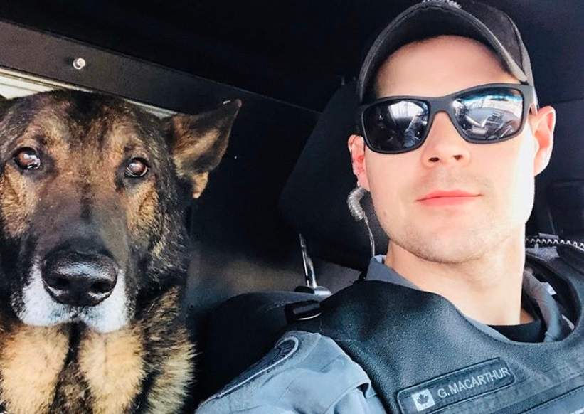 Guelph police say Const. Greg MacArthur and General are leaving the service. 