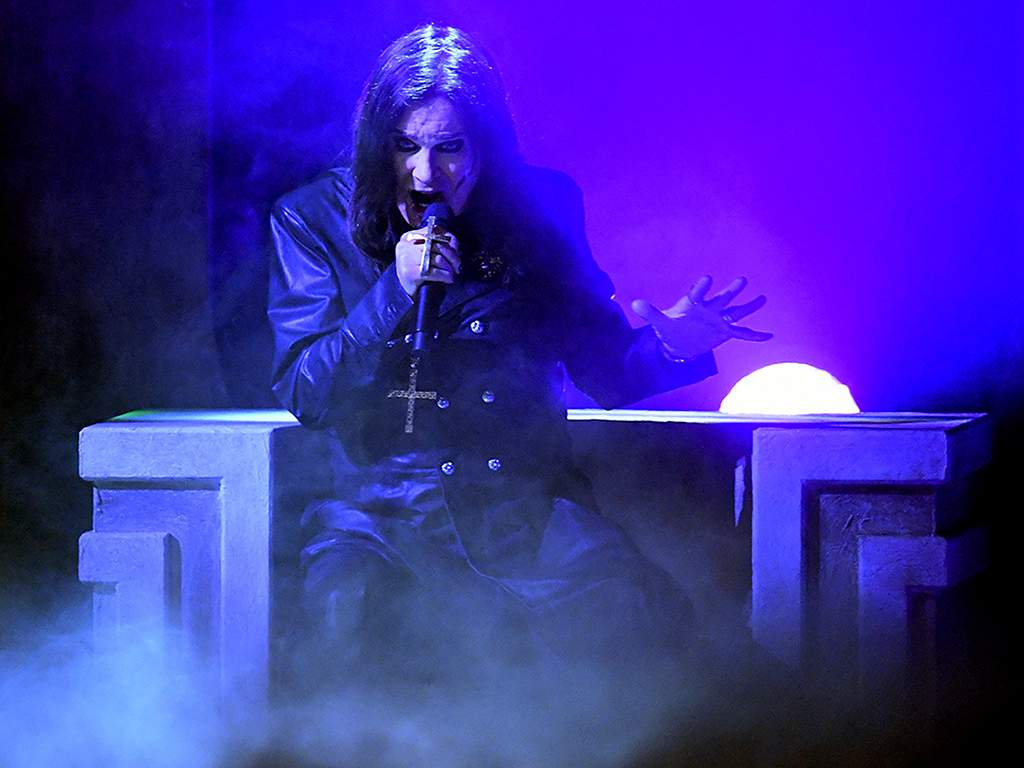 Ozzy Osbourne performs onstage during the 2019 American Music Awards at Microsoft Theater on Nov. 24, 2019 in Los Angeles, Calif.