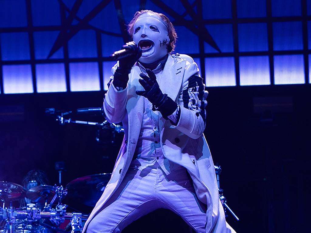 Corey Taylor of Slipknot performs at The 3 Arena on Jan. 14, 2020 in Dublin, Ireland.