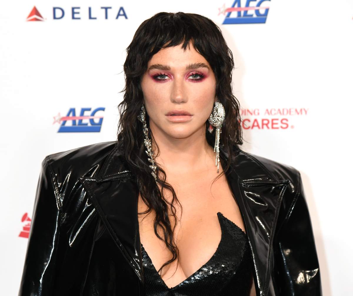 Kesha attends MusiCares Person of the Year honoring Aerosmith at West Hall at Los Angeles Convention Center on January 24, 2020 in Los Angeles, California. 