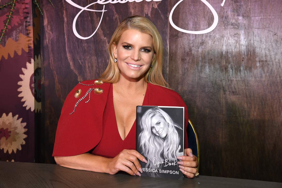 Jessica Simpson celebrates her memoir 'Open Book' at  at Macy's Stella 34 Trattoria on Feb. 05, 2020, in New York City.  