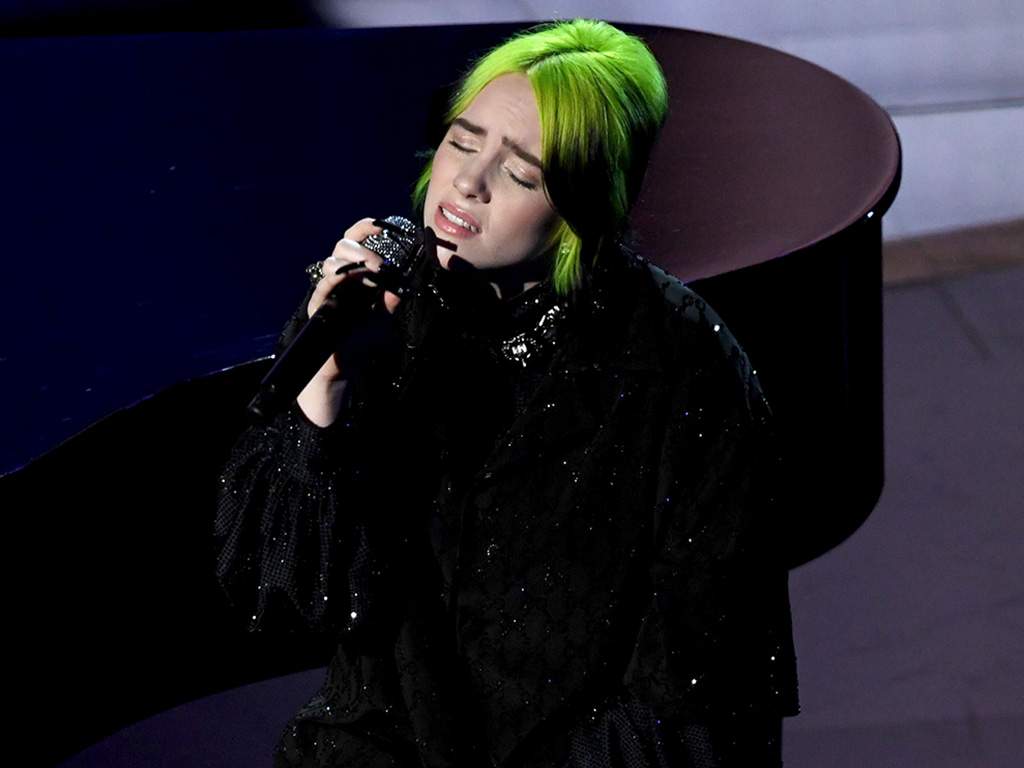 Billie Eilish performs onstage during the 92nd Annual Academy Awards at Dolby Theatre on Feb. 9, 2020 in Hollywood, Calif.