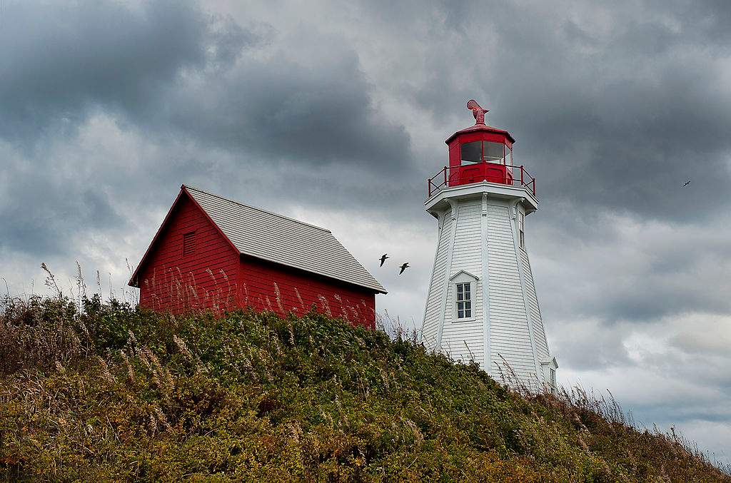 A lighthouse on Campobello Island, N.B. is seen in this file image. 