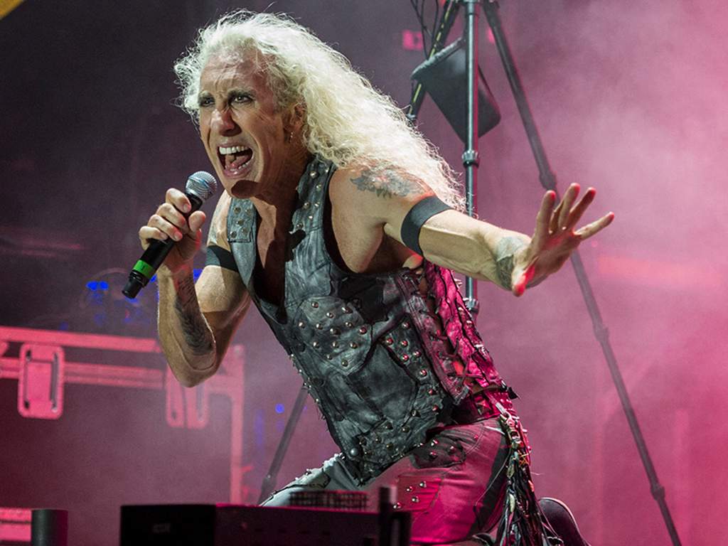 Dee Snider of Twisted Sister performs live on stage at Bloodstock Festival in 2016.