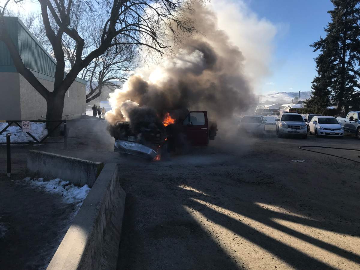 Firefighters rushed to Vernon's Harwood Elementary School just before 10:30 a.m. Monday morning. 