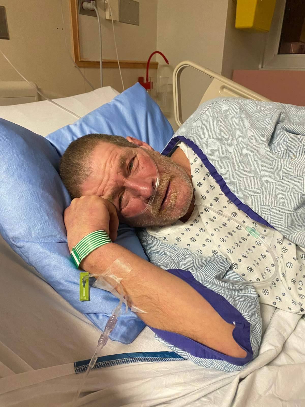 James Hyde recovering in hospital.