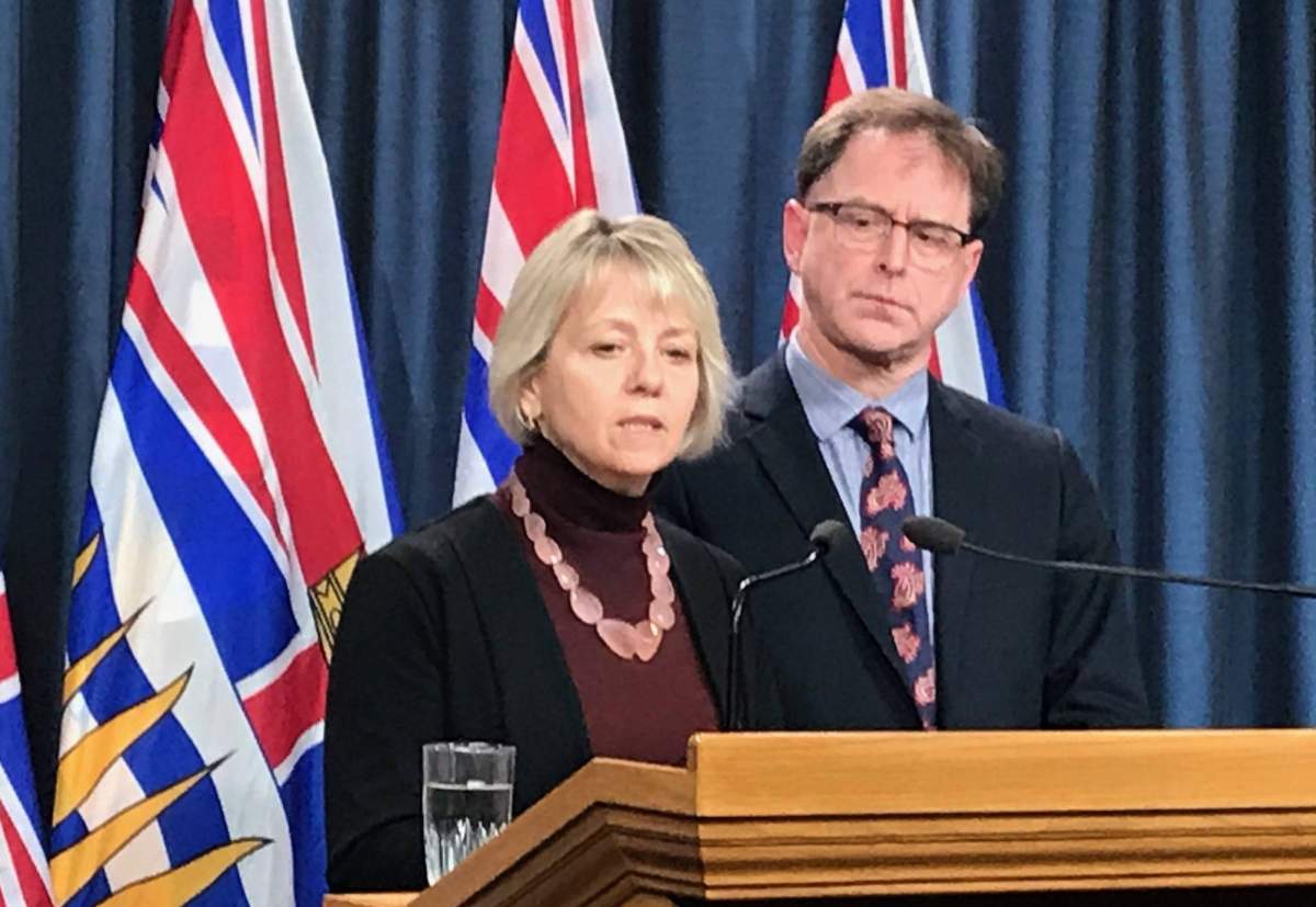 Dr. Bonnie Henry and Health Minister Adrian Dix announce sixth confirmed case of COVID-19.
