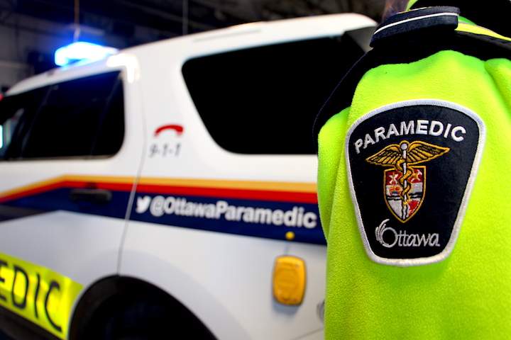 One person suffered serious injuries after a crash on the Queen Elizabeth Driveway overnight Friday, paramedics say.