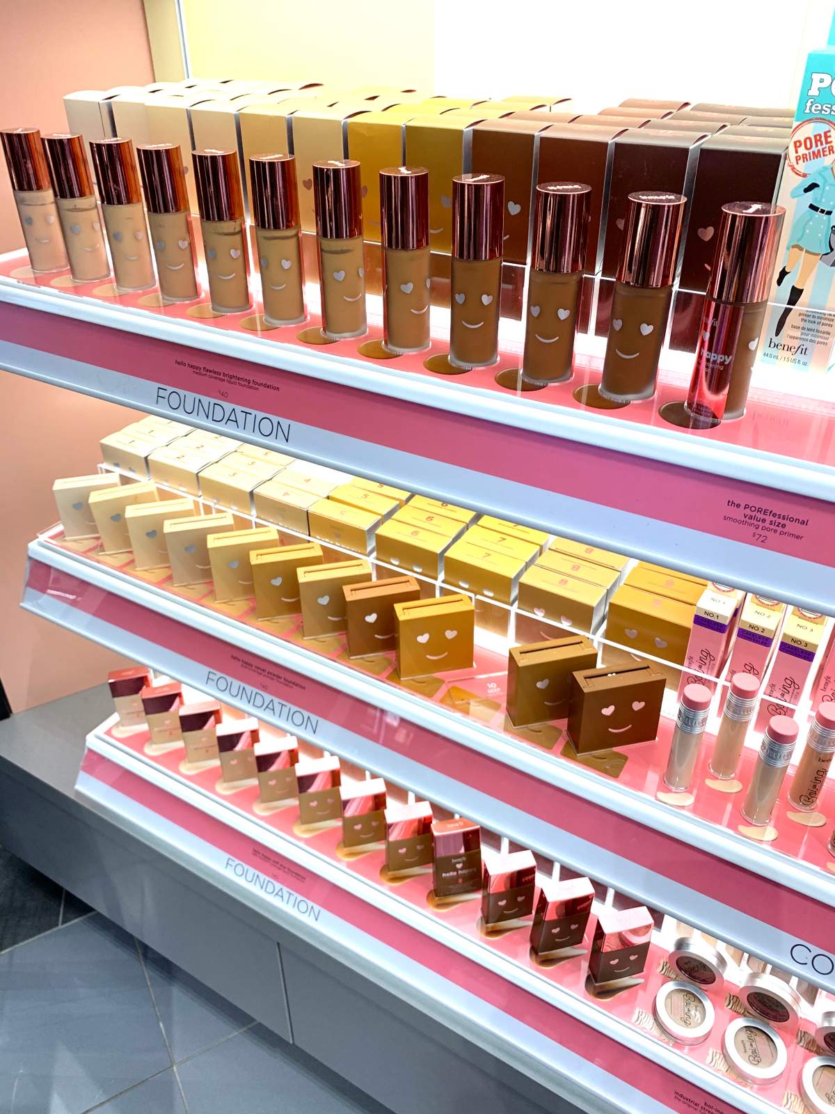 Foundation selection at a local Shoppers Drug Mart. Photo By Genelle Levy