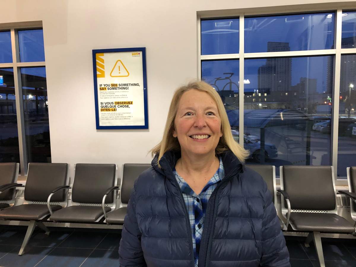 A frequent traveller, Joan Conlon uses Via Rail twice a week to visit her 100-year-old mother in Stratford.