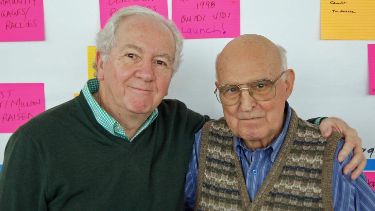From left to right: John Davidson and Ron Calhoun.