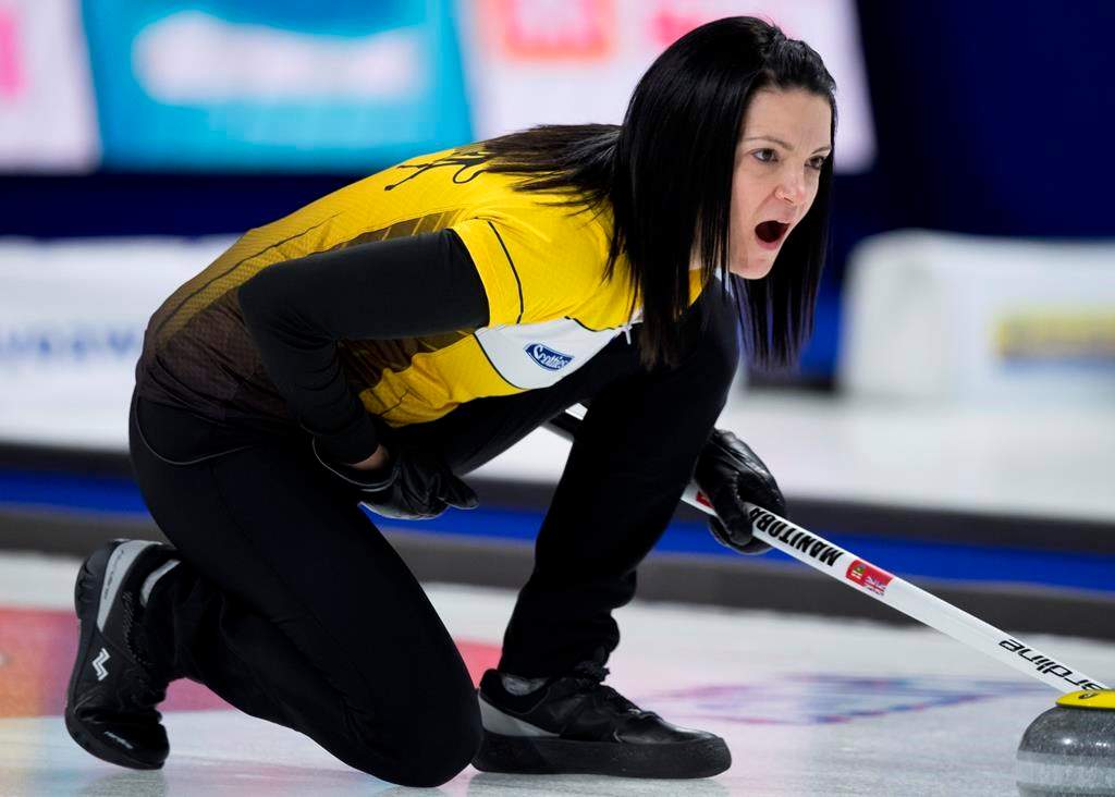 Team Manitoba skip Kerri Einarson. THE CANADIAN PRESS/Jonathan Hayward