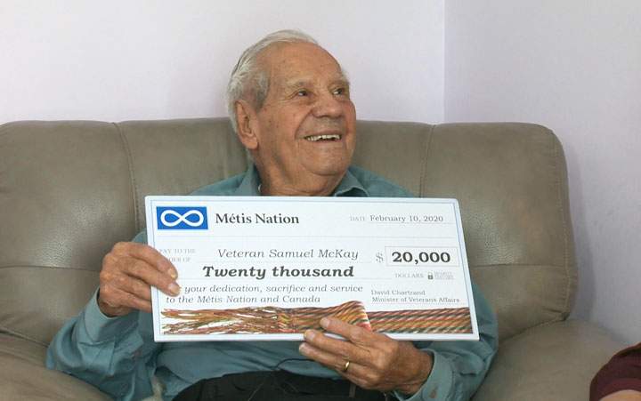 Métis veteran in Sask. receives $20K for service during Second World War