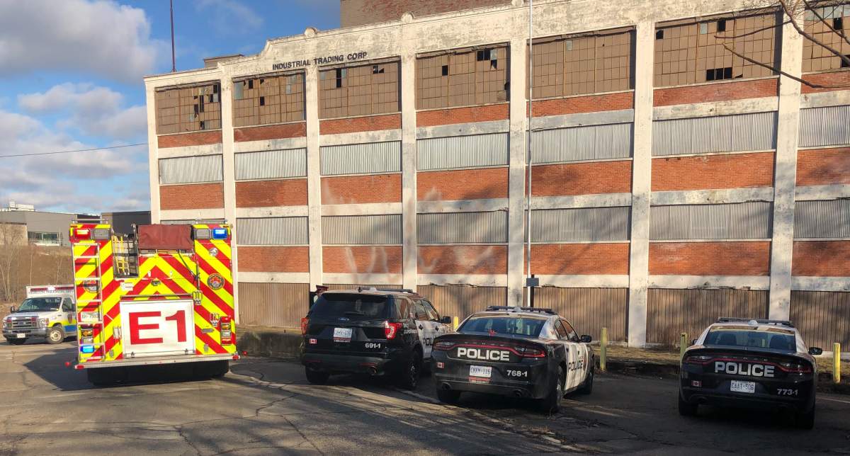 Hamilton police say they are investigating the death of a man inside a vacant warehouse in the city's west end.
