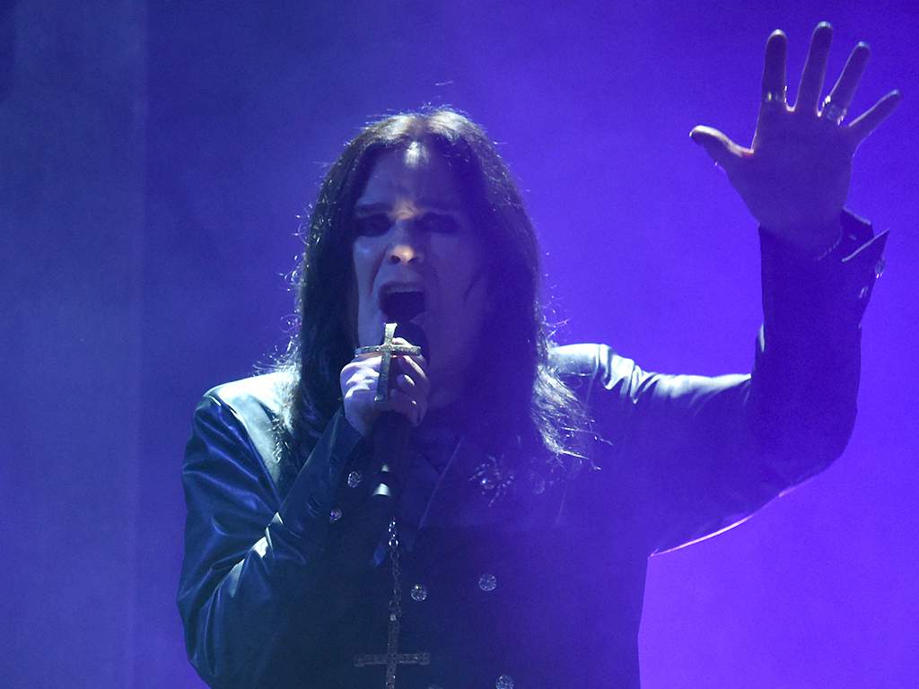 Ozzy Osbourne performs onstage during the 2019 American Music Awards at Microsoft Theater on November 24, 2019 in Los Angeles, Calif.