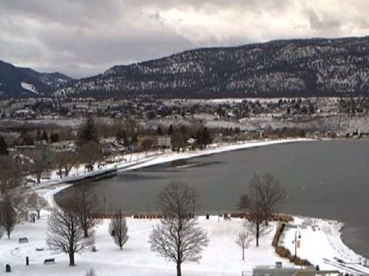 Weather conditions in Penticton as of 2:30 p.m., on Tuesday.
