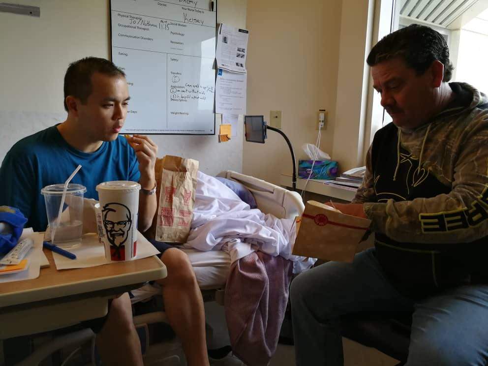 Herman Koo at the Glenrose Hospital.
