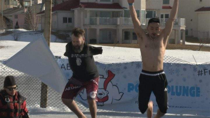 Calgary’s Polar Plunge took over Arbour Lake on Saturday, Feb. 22, 2020.