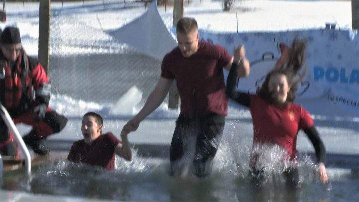 Calgary's Polar Plunge took over Arbour Lake on Saturday, Feb. 22, 2020.