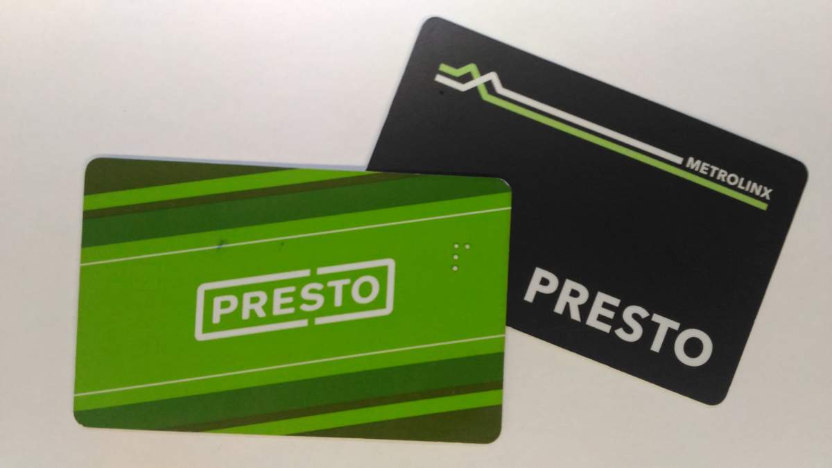 File photo - Presto cards.