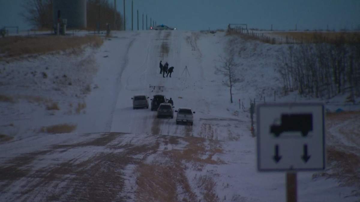 Calgary police and Alberta RCMP officers were investigating the discovery of a dead body near Airdrie on Tuesday, Fed. 4.