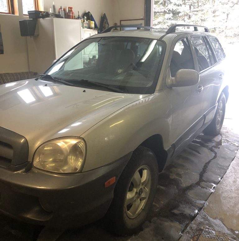 Stettler RCMP investigate the shooting of a vehicle, Feb. 2, 2020.