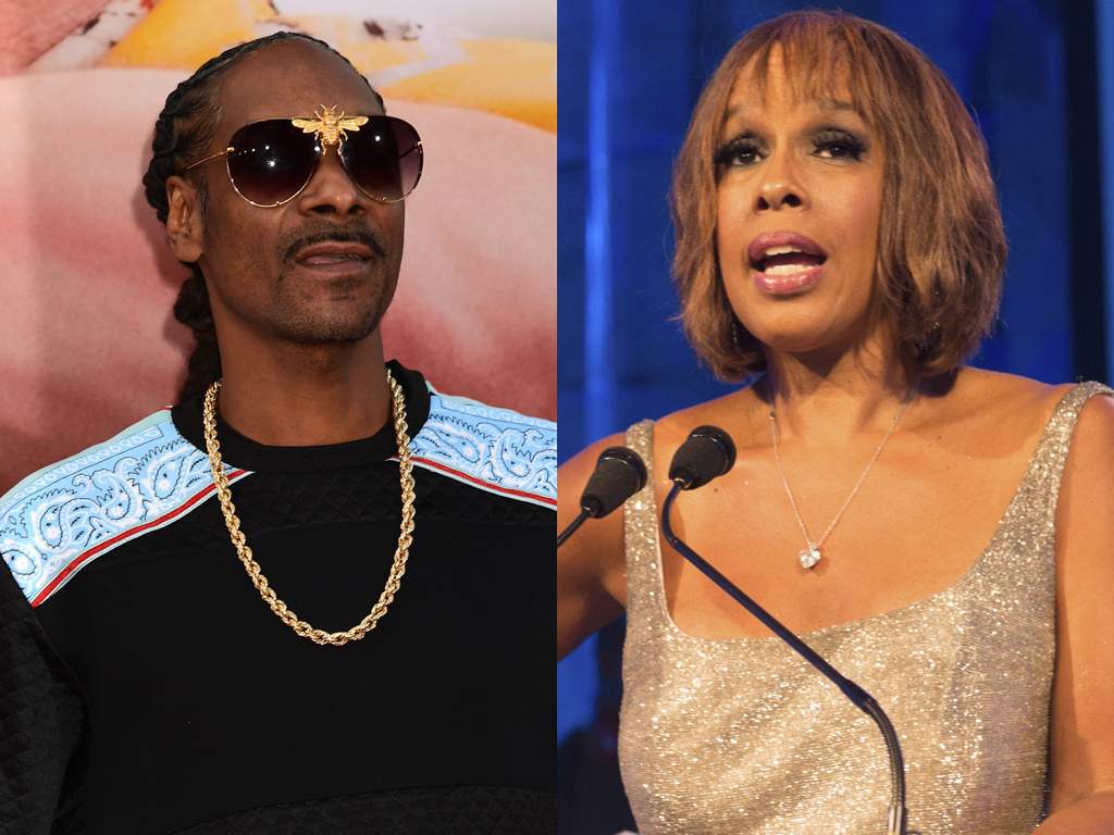 (L-R) Snoop Dogg and Gayle King.