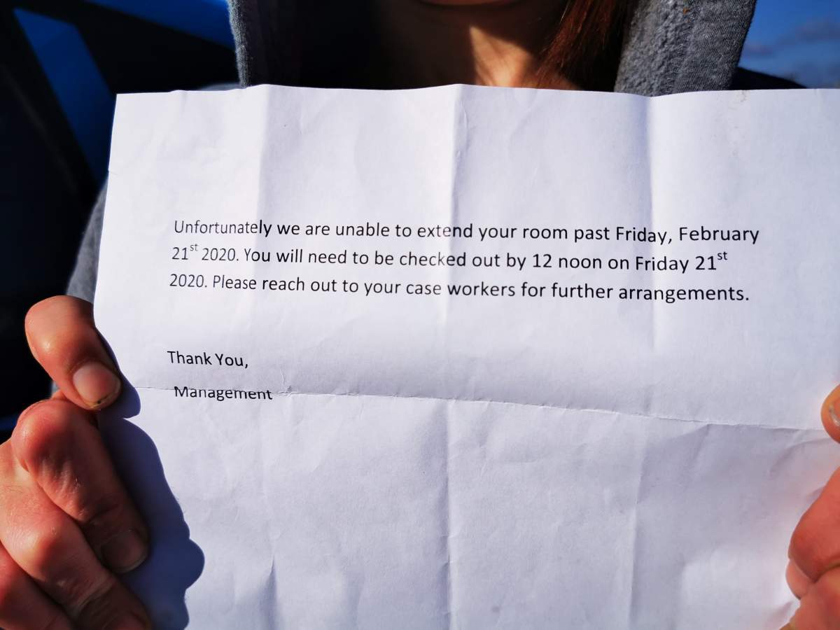 Termination letter