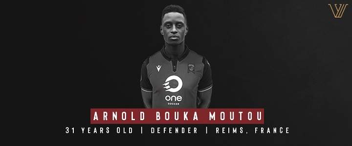 New Valour FC defender Arnold Bouka Moutou.