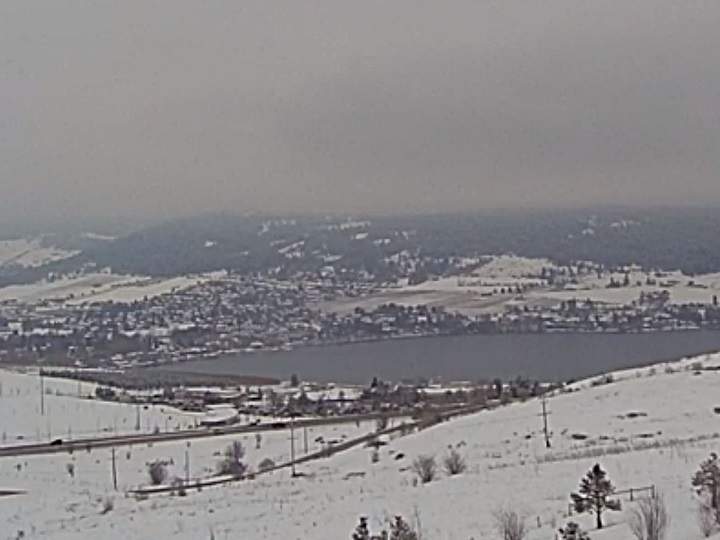 Weather conditions in Vernon on Thursday afternoon.